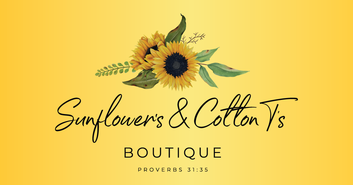 Sale Sunflowers Cotton T s Boutique LLC