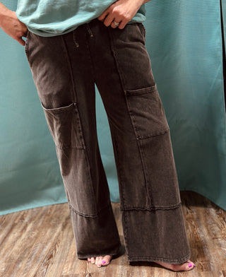 Mineral Wash Cargo Pants