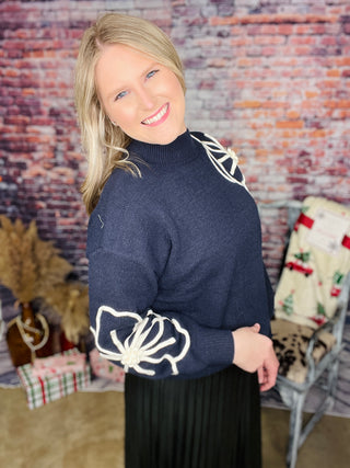 Winter Blossom Sweater