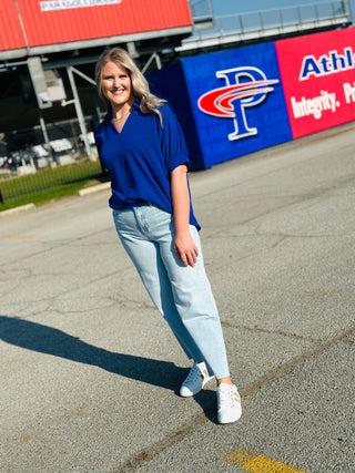 Cobalt Chic Blouse